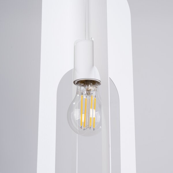 Lustră pe cablu Sollux SL.1360 NICUS 1xE27/15W/230V alb