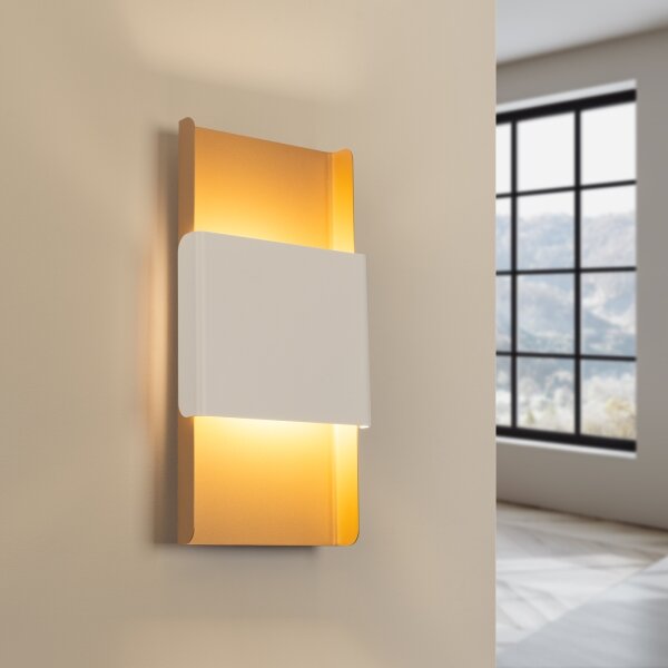 Aplică Sollux SL.1353 DURLIN 2xG9/8W/230V auriu/alb