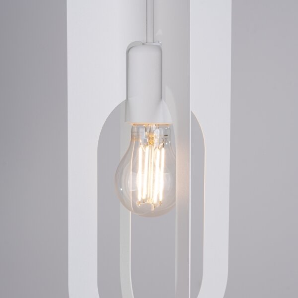 Lustră pe cablu Sollux SL.1360 NICUS 1xE27/15W/230V alb