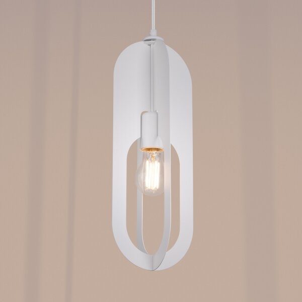 Lustră pe cablu Sollux SL.1360 NICUS 1xE27/15W/230V alb