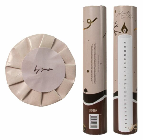 Reducere Lumanare de Advent NUMIRA 25 cm, alb, calitatea II