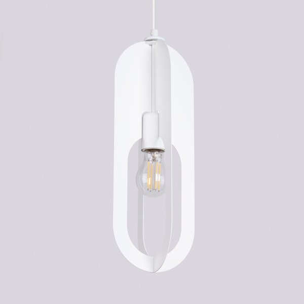 Lustră pe cablu Sollux SL.1360 NICUS 1xE27/15W/230V alb