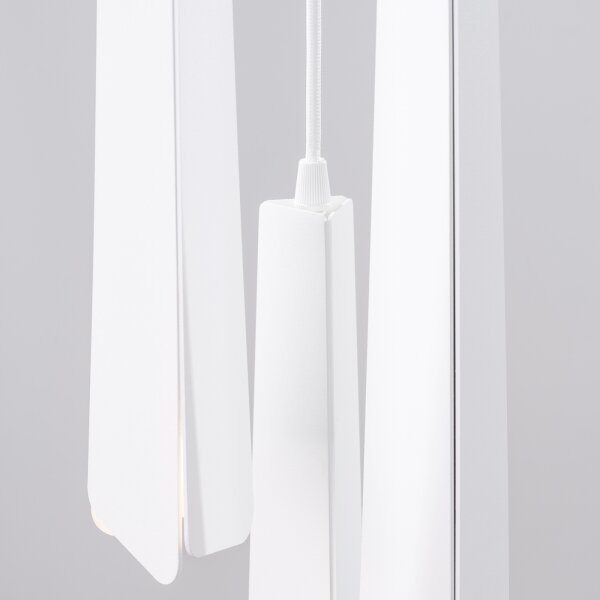 Lustră pe cablu Sollux SL.1398 PRYSM 3xG9/8W/230V alb