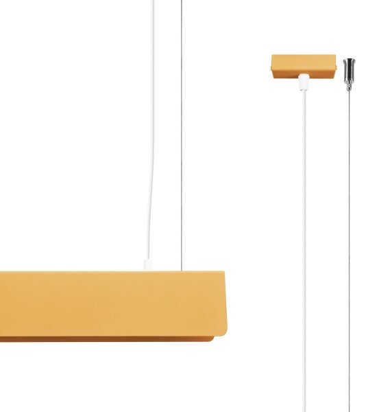 Lustră LED pe cablu Sollux SL.1396 SPARK 1xG13/8,5W/230V auriu