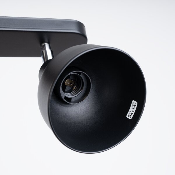 Spot Sollux SL.1317 ELBA 2xE27/15W/230V negru