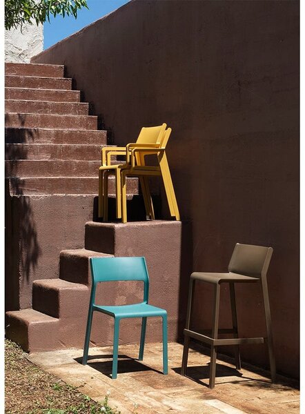 Scaun de Bar, Exterior, Nardi - Trill Stool - Tortora