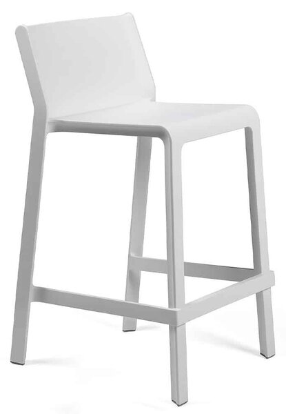 Scaun de Bar, Exterior, Nardi - Trill Stool Mini - Bianco