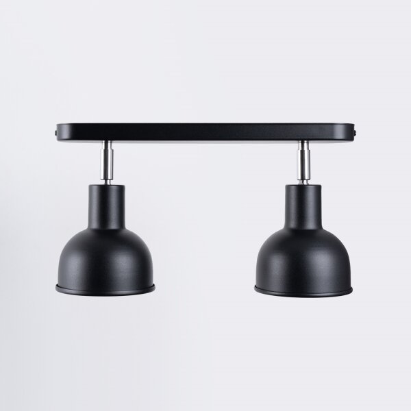 Spot Sollux SL.1317 ELBA 2xE27/15W/230V negru