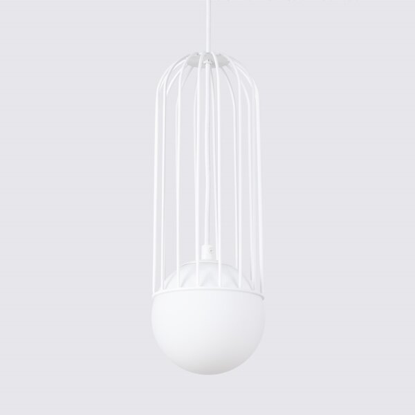 Lustră pe cablu Sollux SL.1331 BRINA 1xG9/8W/230V alb
