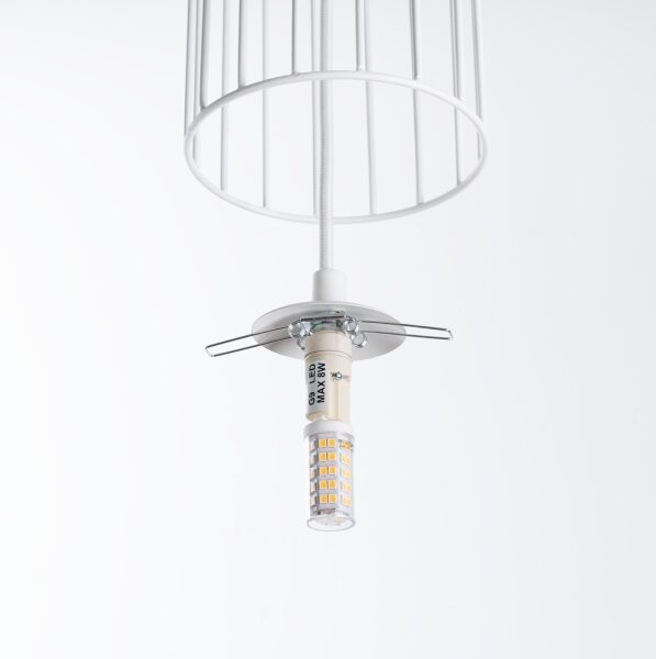 Lustră pe cablu Sollux SL.1333 BRINA 3xG9/8W/230V alb