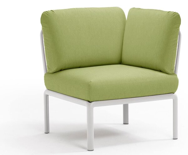 Pouf de Exterior, Nardi - Komodo Pouf - Bianco avocado Sunbrella®