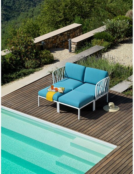 Pouf de Exterior, Nardi - Komodo Pouf - Antracite giungla Sunbrella®