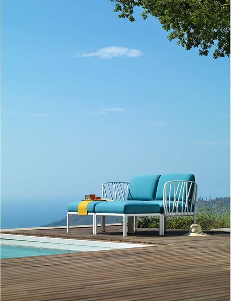 Pouf de Exterior, Nardi - Komodo Pouf - Antracite giungla Sunbrella®