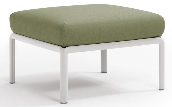 Pouf de Exterior, Nardi - Komodo Pouf - Bianco giungla Sunbrella®
