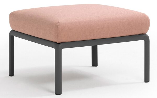 Pouf de Exterior, Nardi - Komodo Pouf - Antracite rosa quarzo