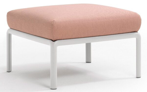 Pouf de Exterior, Nardi - Komodo Pouf - Bianco rosa quarzo