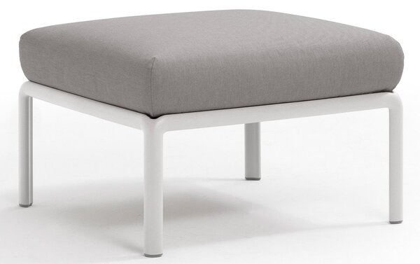 Pouf de Exterior, Nardi - Komodo Pouf - Bianco grigio komodo