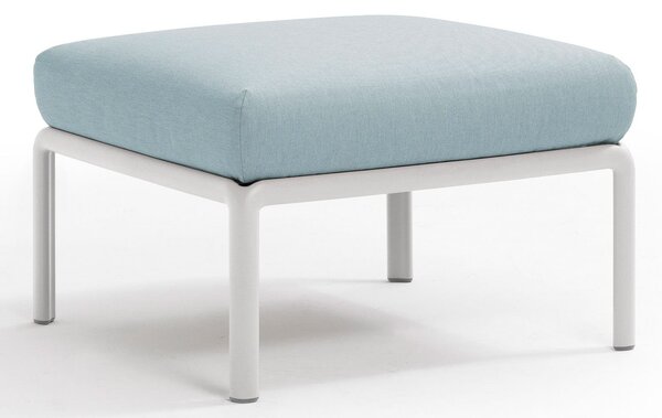 Pouf de Exterior, Nardi - Komodo Pouf - Bianco ghiaccio Sunbrella®