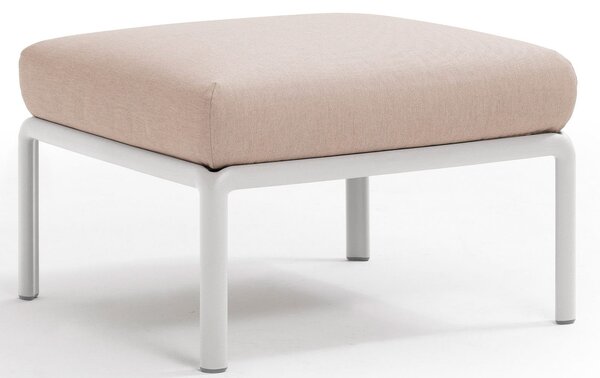 Pouf de Exterior, Nardi - Komodo Pouf - Bianco canvas Sunbrella®