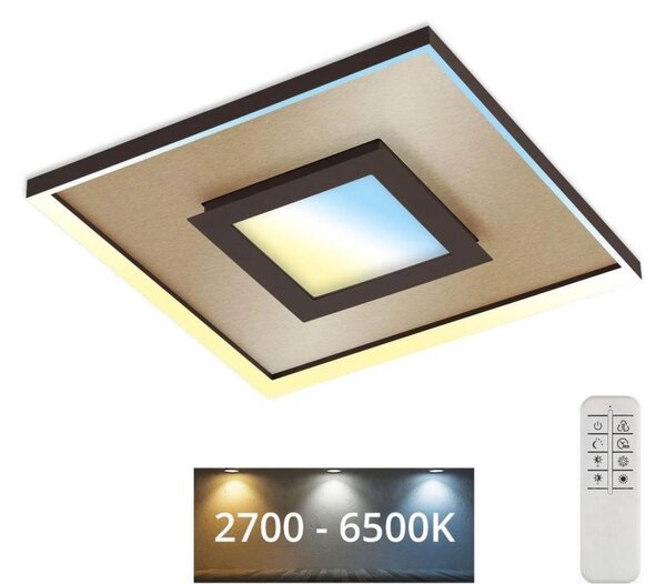 Plafonieră LED dimabilă Briloner 3641-017 FRAME LED/30W/230V 2700-6500K + telecomandă
