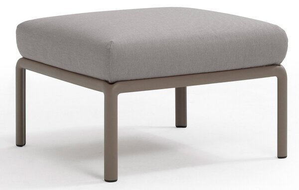 Pouf de Exterior, Nardi - Komodo Pouf - Tortora grigio komodo