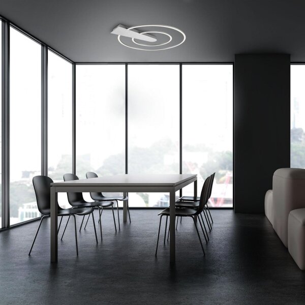 Plafonieră LED dimabilă Briloner 3543-018 NICO LED/25W/230V crom
