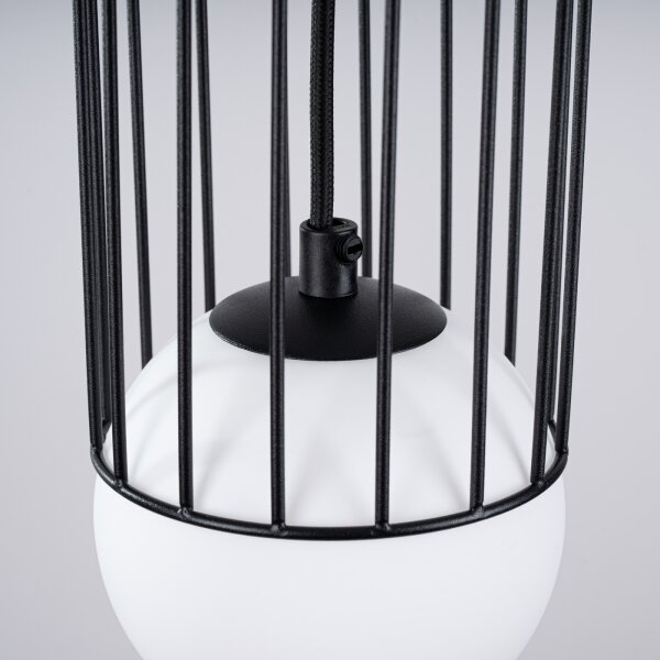Lustră pe cablu Sollux SL.1332 BRINA 1xG9/8W/230V negru