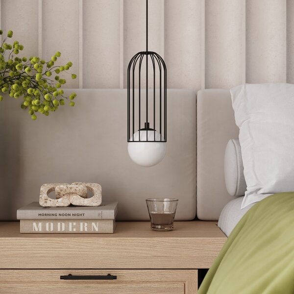 Lustră pe cablu Sollux SL.1332 BRINA 1xG9/8W/230V negru