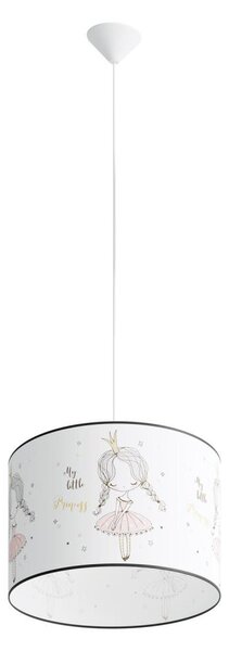 Lustră pe cablu pentru copii Sollux SL.1415 PRINCESS 1xE27/15W/230V d. 40 cm