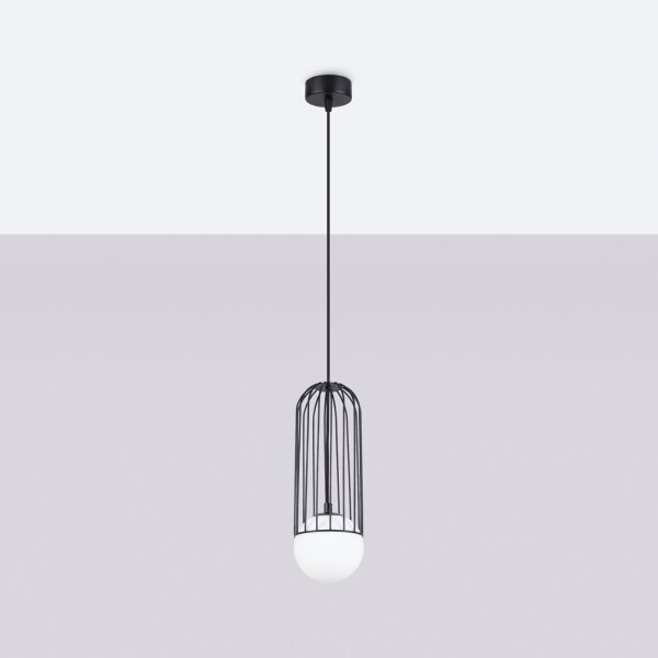 Lustră pe cablu Sollux SL.1332 BRINA 1xG9/8W/230V negru