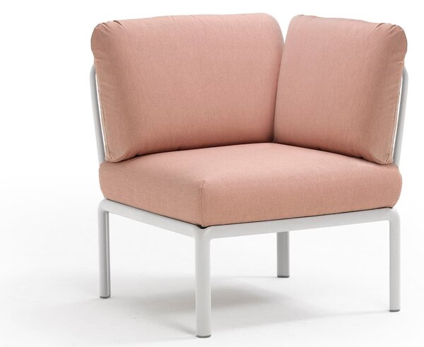 Fotoliu coltar de Exterior, Nardi - Komodo Elemento Angolo - Bianco rosa quarzo