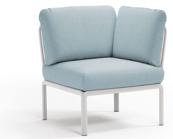 Fotoliu coltar de Exterior, Nardi - Komodo Elemento Angolo - Bianco ghiaccio Sunbrella®