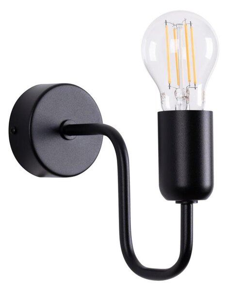 Lampă de perete Sollux SL.1445 VECTOR 1xE27/15W/230V negru