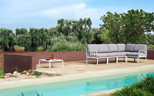 Fotoliu de Exterior fara Cotiera, Nardi - Komodo Elemento Centrale - Antracite adriatic Sunbrella®