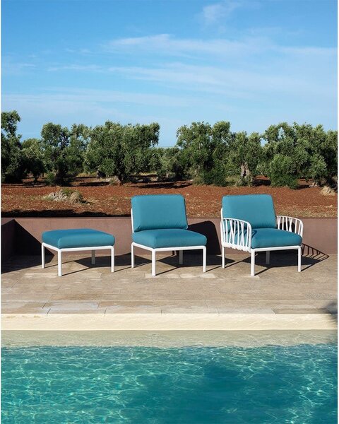 Fotoliu de Exterior fara Cotiera, Nardi - Komodo Elemento Centrale - Antracite adriatic Sunbrella®