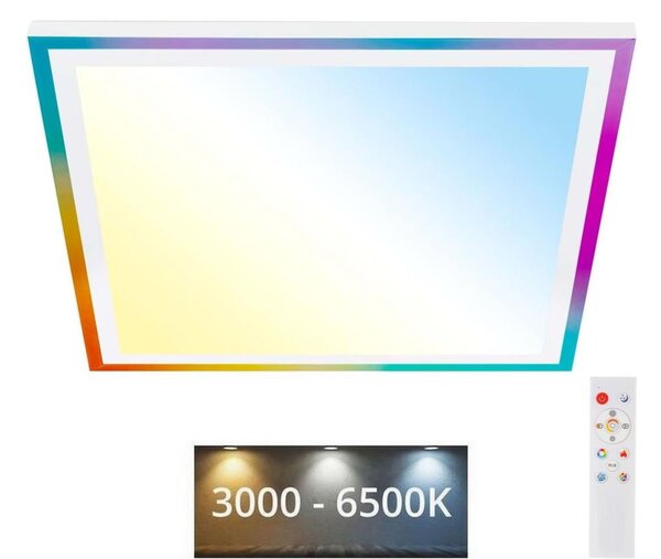 Plafonieră LED RGBW dimabilă Telefunken 321206TF LED/18W/230V 3000-6500K + telecomandă