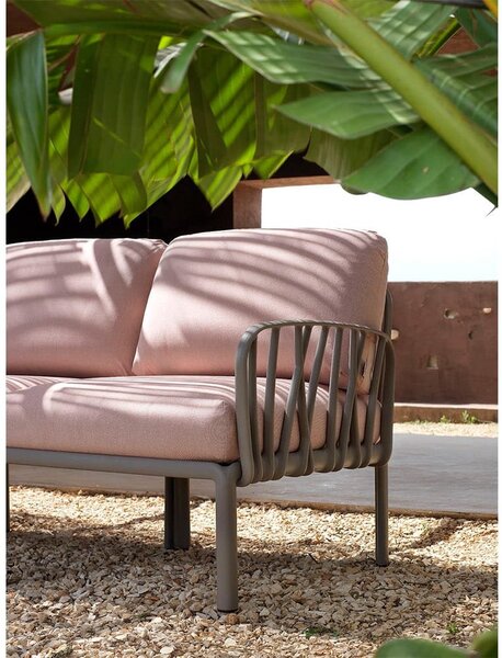 Fotoliu de Exterior cu o Cotiera Nardi - Komodo Elemento Terminale DX/SX - Agave canvas Sunbrella®