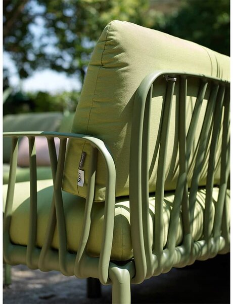 Fotoliu de Exterior cu o Cotiera Nardi - Komodo Elemento Terminale DX/SX - Agave canvas Sunbrella®