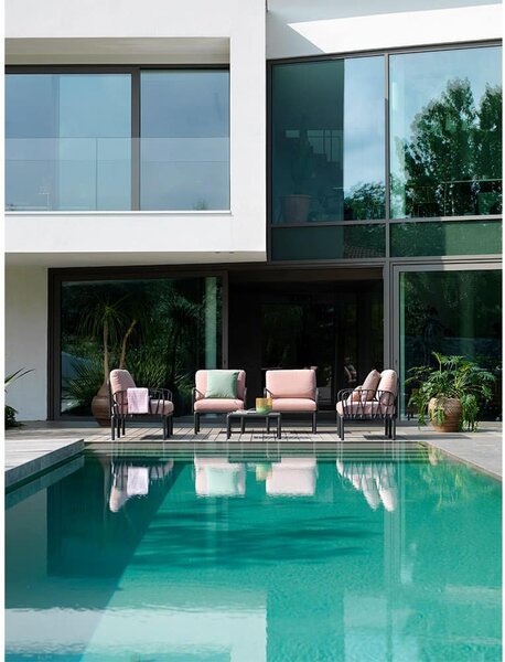 Fotoliu de Exterior cu o Cotiera Nardi - Komodo Elemento Terminale DX/SX - Agave canvas Sunbrella®