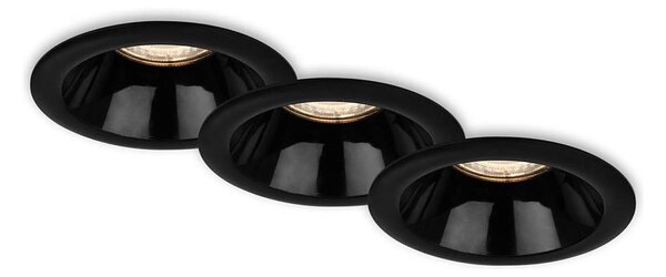 SET 3x corp de iluminat încastrat pentru baie Briloner 7042-035 1xGU10/9W/230V IP23