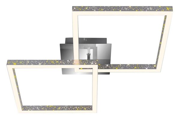 Plafonieră LED dimabilă Briloner 3751-019 FRAME LED/20W/230V crom