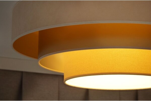 Plafonieră LED Duolla LUNETA LED/26W/230V d. 60 cm 4000K crem/bej