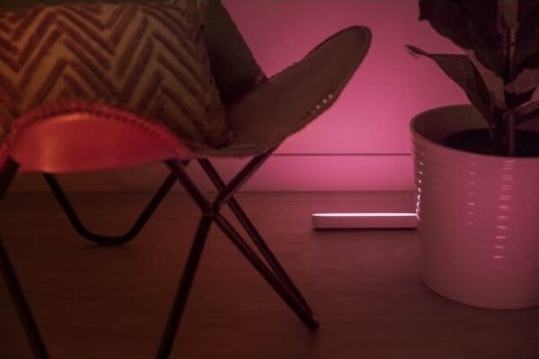 Philips - Set 2x lampă de birou LED RGB Hue AMBIANCE dimabilă LED/6W/230V albă