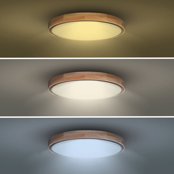 Solight WO8006 - LED lampă IRON OAK 60W/230V 3000-6500K pr. 51 cm + DO
