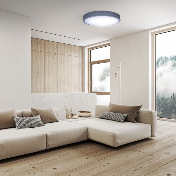 Solight WO8002 - Lampă LED reglabilă GREY 60W/230V 3000-6500K pr. 49 cm + DO