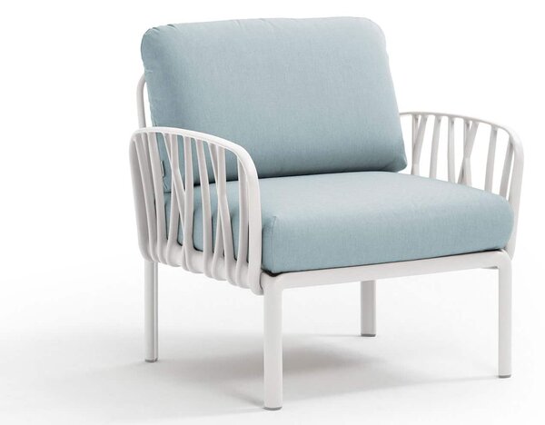 Fotoliu Exterior Nardi - Komodo Poltrona - Bianco ghiaccio Sunbrella®