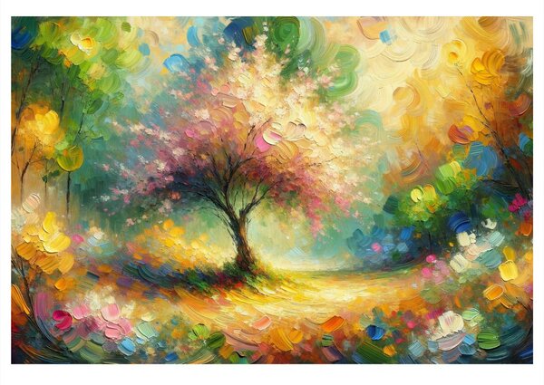 Tablou arborele vieții în floare