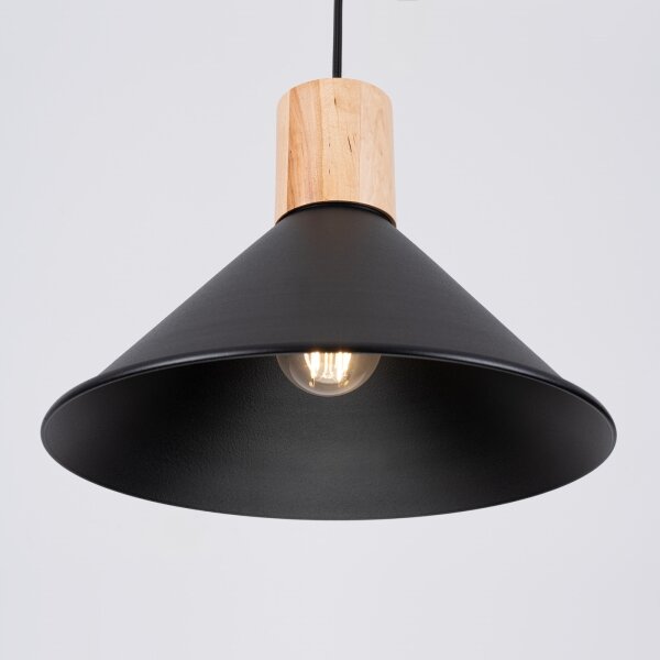 Lustră pe cablu Sollux SL.1320 JAGA 1xE27/15W/230V negru