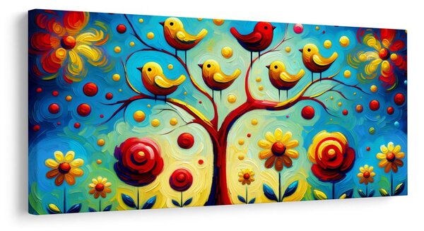 Tablou arborele vieții colorat