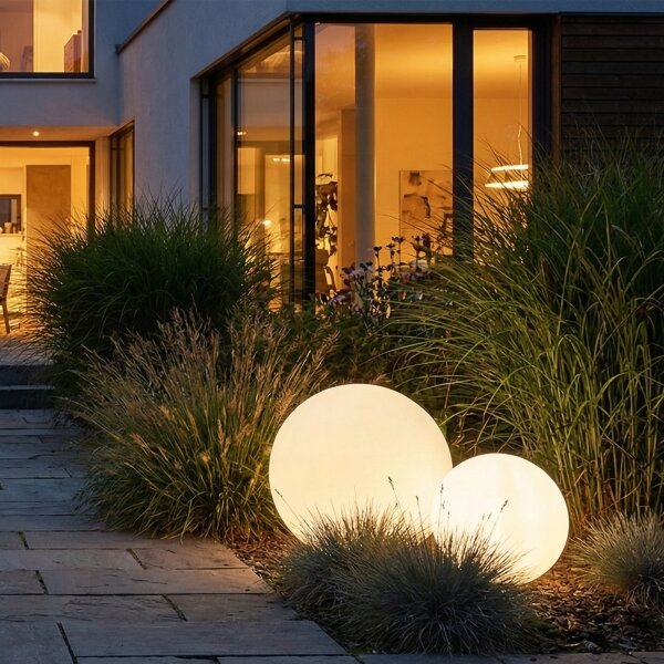 Lampă de exterior GLOBO Zuma Line Mc30E 1xE27/15W/230V, diametru 30 cm, IP44